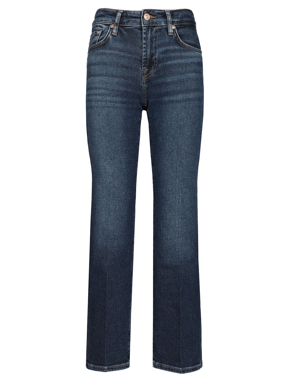 7 For All Mankind Calie Straight Ankle Jeans - Blue | db3874baac517f45ad802e8e487902c8eb6116f9
