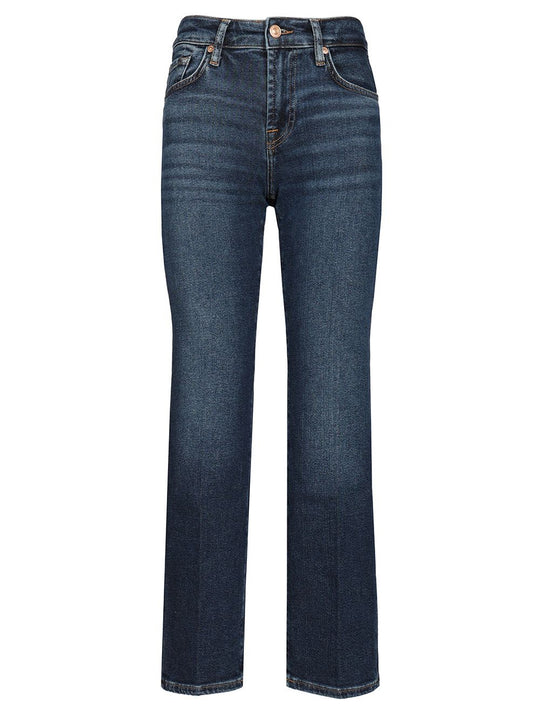 Calie Straight Ankle Jeans Blue