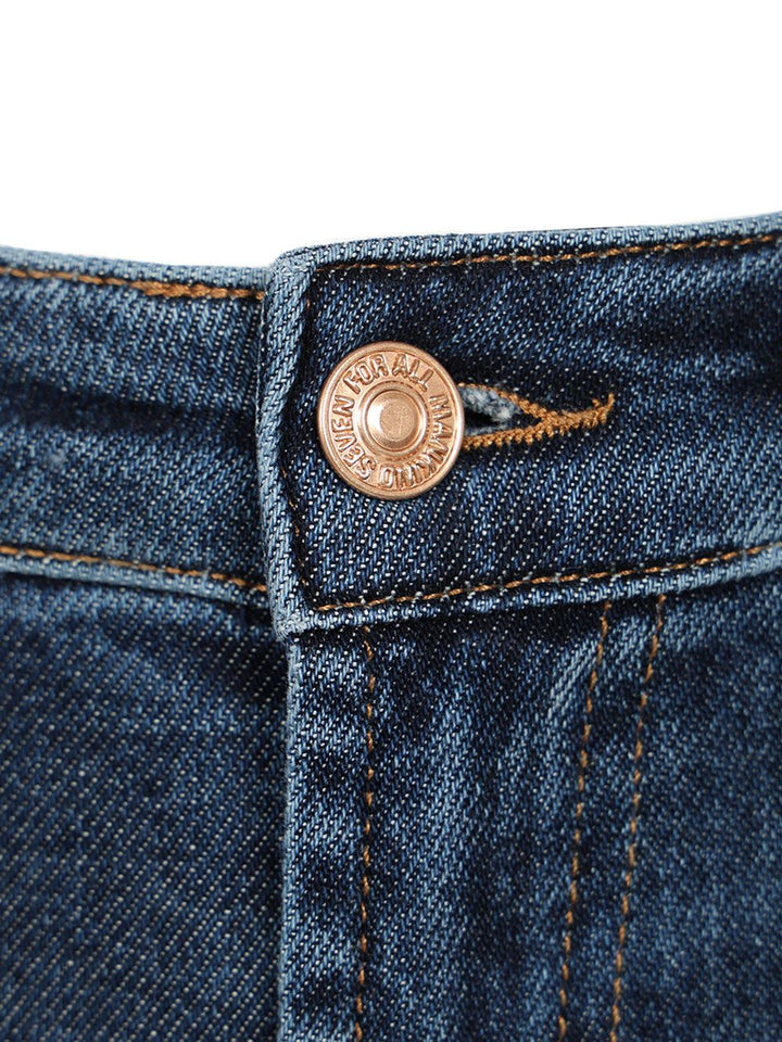 7 For All Mankind Calie Straight Ankle Jeans - Blue | dfbe7371a68652cd40bc405a6076203e557313f2