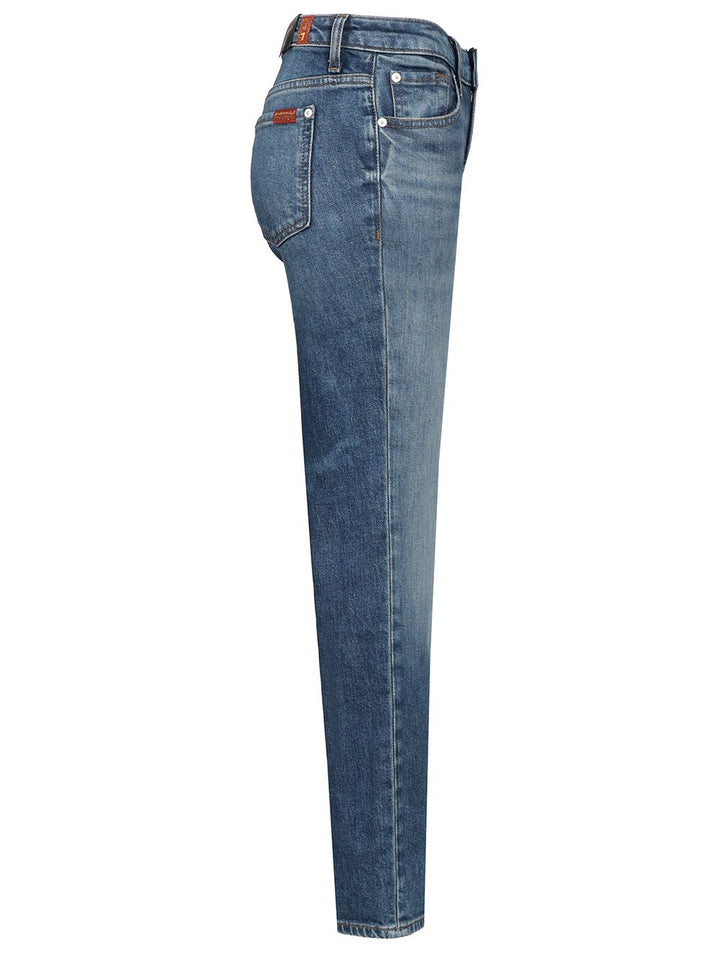 7 For All Mankind Low-Waisted Jeans - Blue | 75e5124c9881b6e2b7320dcf6eaf6fea24cc3676