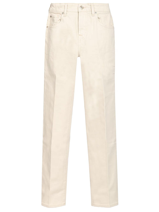 Calie Straight Jeans White