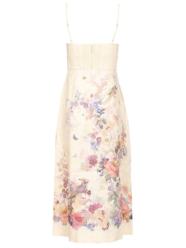Zimmermann Alchemy Midi Dress Dresses - Multicolor | 621ee085e73651f68abd54d9074c5fbdda3b4542