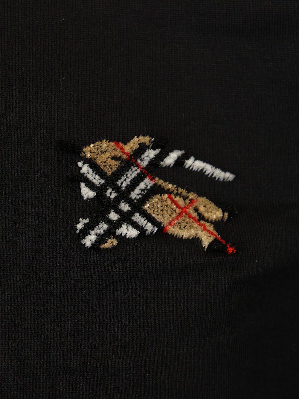 Burberry Knight Cotton T-Shirt - Black | e92a01cc777a4d1754411d0d3551ab97c235da5c