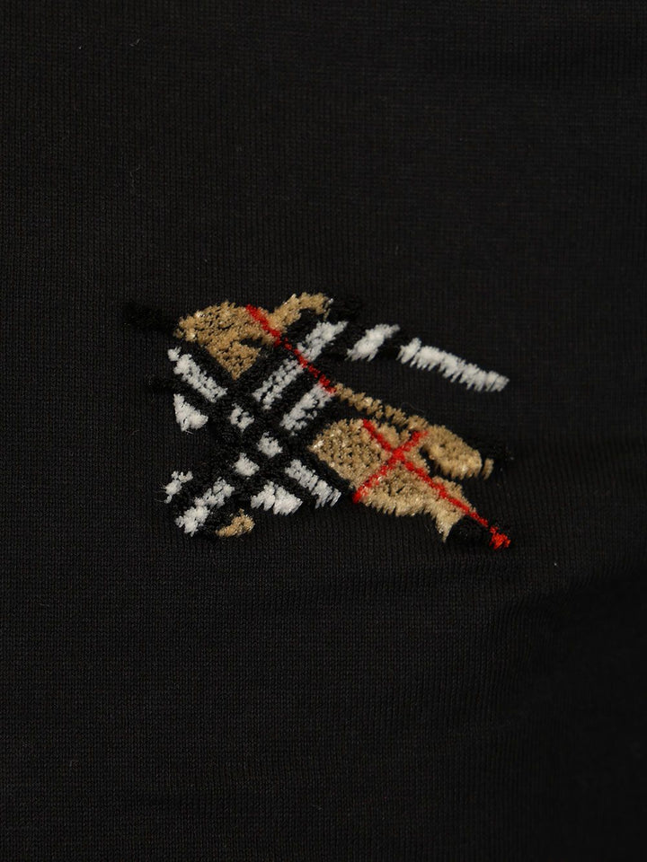 Burberry Knight Cotton T-Shirt - Black | e92a01cc777a4d1754411d0d3551ab97c235da5c