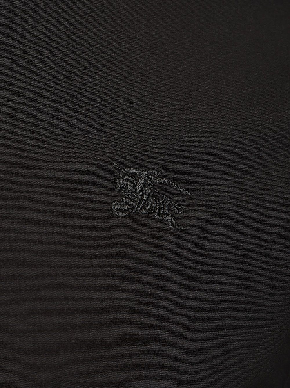 Burberry Slim Fit Shirt In Stretch Cotton Shirts - Black | ac7633d5e670b1ac9e7090387340efd8b4e71025