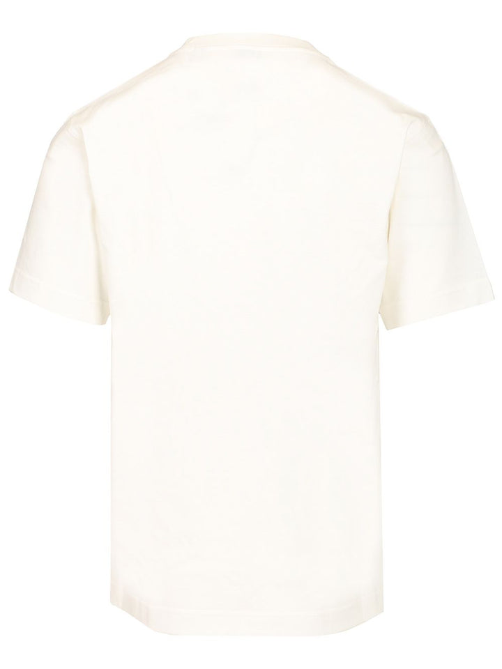 Burberry Knight Check Print Cotton T-Shirt - White | 1e8aeb68d0003723e31615db6de13d3a28a38c92