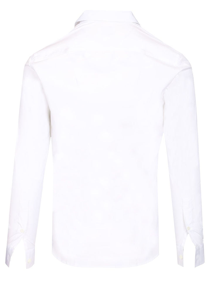 Burberry Slim Fit Shirt In Stretch Cotton Shirts - White | 20fd6bc572b8905f321de09f9e004175b1e2fc0e