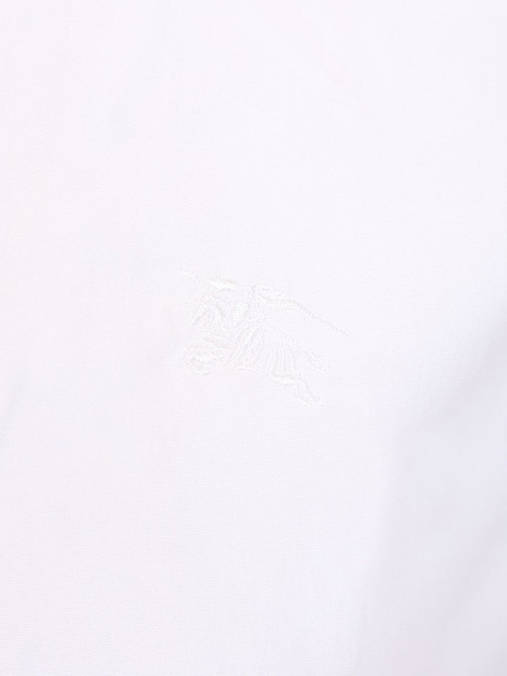 Burberry Slim Fit Shirt In Stretch Cotton Shirts - White | 53e9985033b32fcb7b338a3d14adc5c087a9ce0e