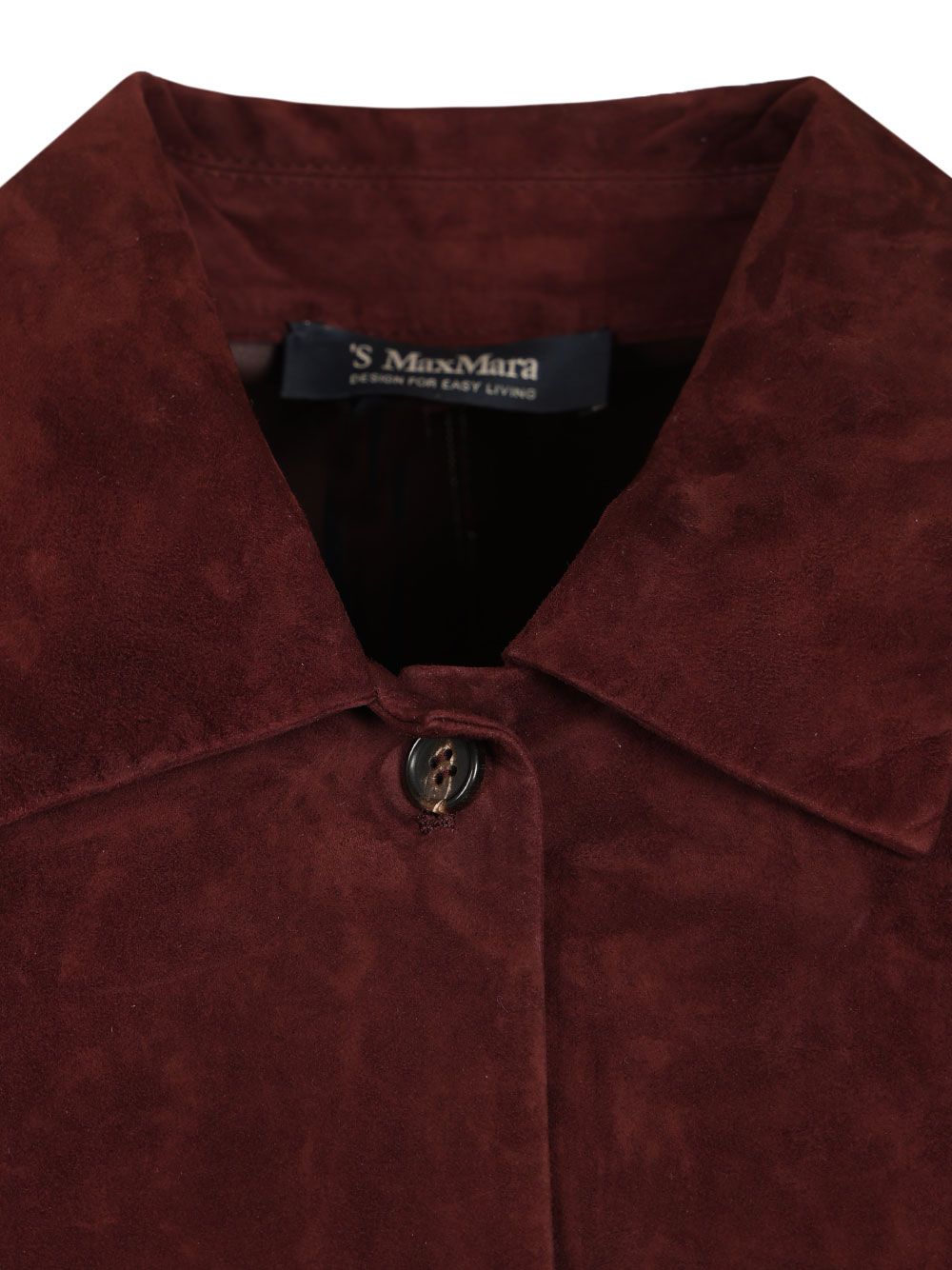 'S Max Mara Single-Breasted Jacket Shirts - Bordeaux | 1eb43ae8521ad54957812d94ec4410245ae07f79