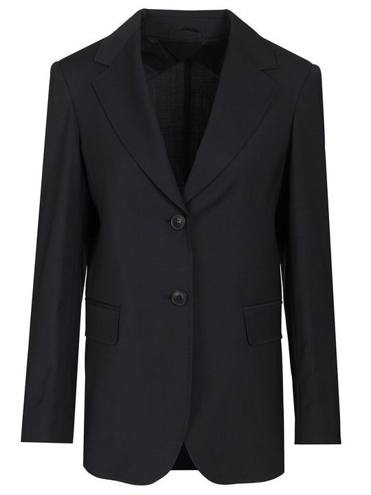 Single-Breasted Jacket Jackets Blue