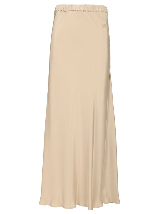 Long Skirt Skirts Beige