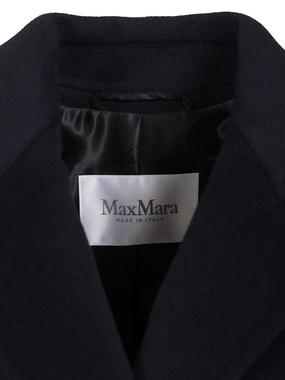 Max Mara Rebus Double Breast Short Madame Wool Cashmere Coat Coats - Blue | dea6acd2cbff616465426bce19d3eedd3c7dd1d1