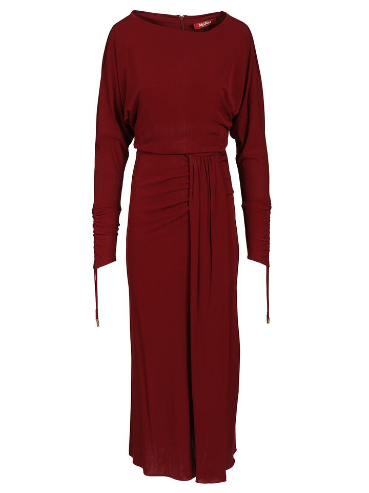 Max Mara Studio Mstgocce Dresses - Bordeaux | 37a04e1df85f1a12f905c263fe8effec32c515c1