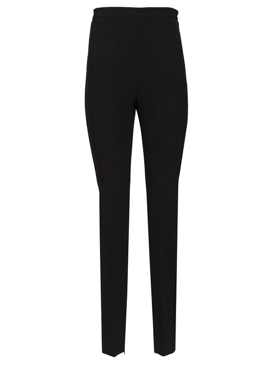 Slim Stretch Cady Trousers Black