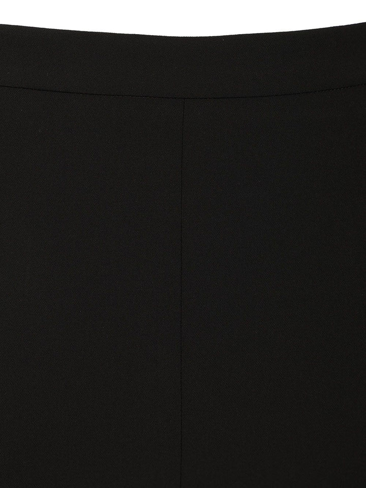 Max Mara Studio Slim Stretch Cady Trousers - Black | 41d98c72f6b2154392608d1aaf64912e7fb7e921