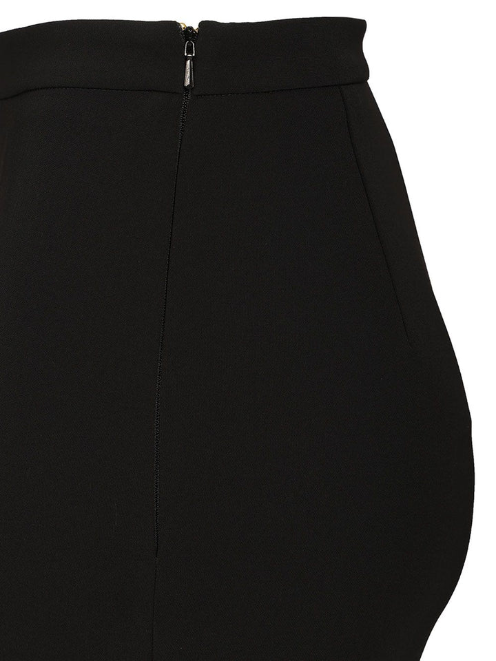 Max Mara Studio Slim Stretch Cady Trousers - Black | d57be623bed28e4906d0750361cf46ad268d563f
