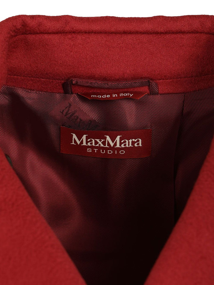 Max Mara Studio Dressing Gown Coat Coats - Red | 40309b21e556238545e4f04e95bdc599aeb1444b