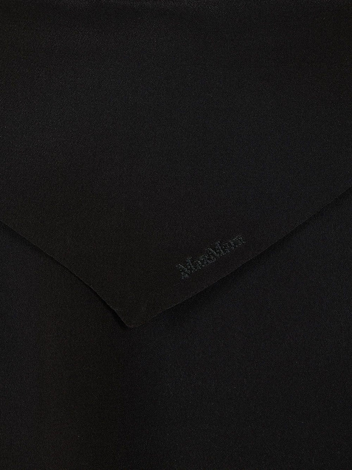 Max Mara Shirt With Scarf Shirts - Black | 65683f9424a2e0e1b59b4c19808281e2b0ccc06d