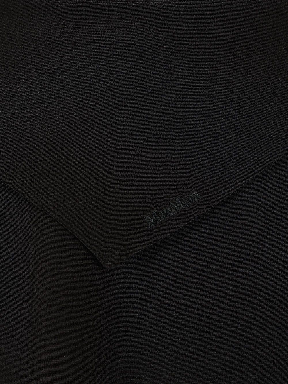 Max Mara Shirt With Scarf Shirts - Black | 65683f9424a2e0e1b59b4c19808281e2b0ccc06d