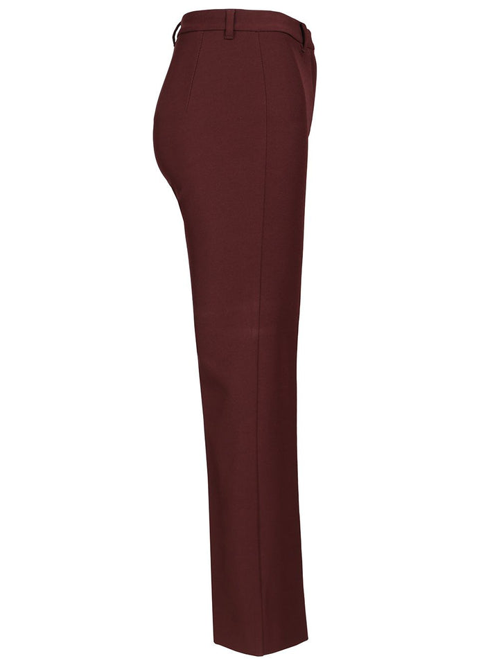 'S Max Mara  Trousers - Bordeaux | 8627bdd0aa93b6e75063b07f6c2ca9e314f43a6a