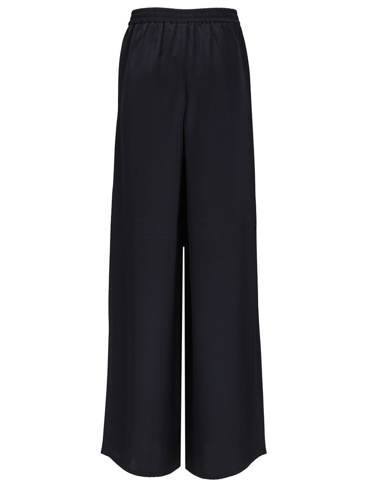 Max Mara Soft  In Heavy Silk Trousers - Blue | d68a34d649ebdb75ce5e660d4ed346129a5cdd58