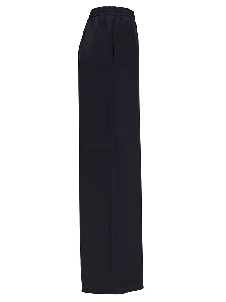 Max Mara Soft  In Heavy Silk Trousers - Blue | bd8ea233abe7ef37f75edd3c703cc1575b73296d