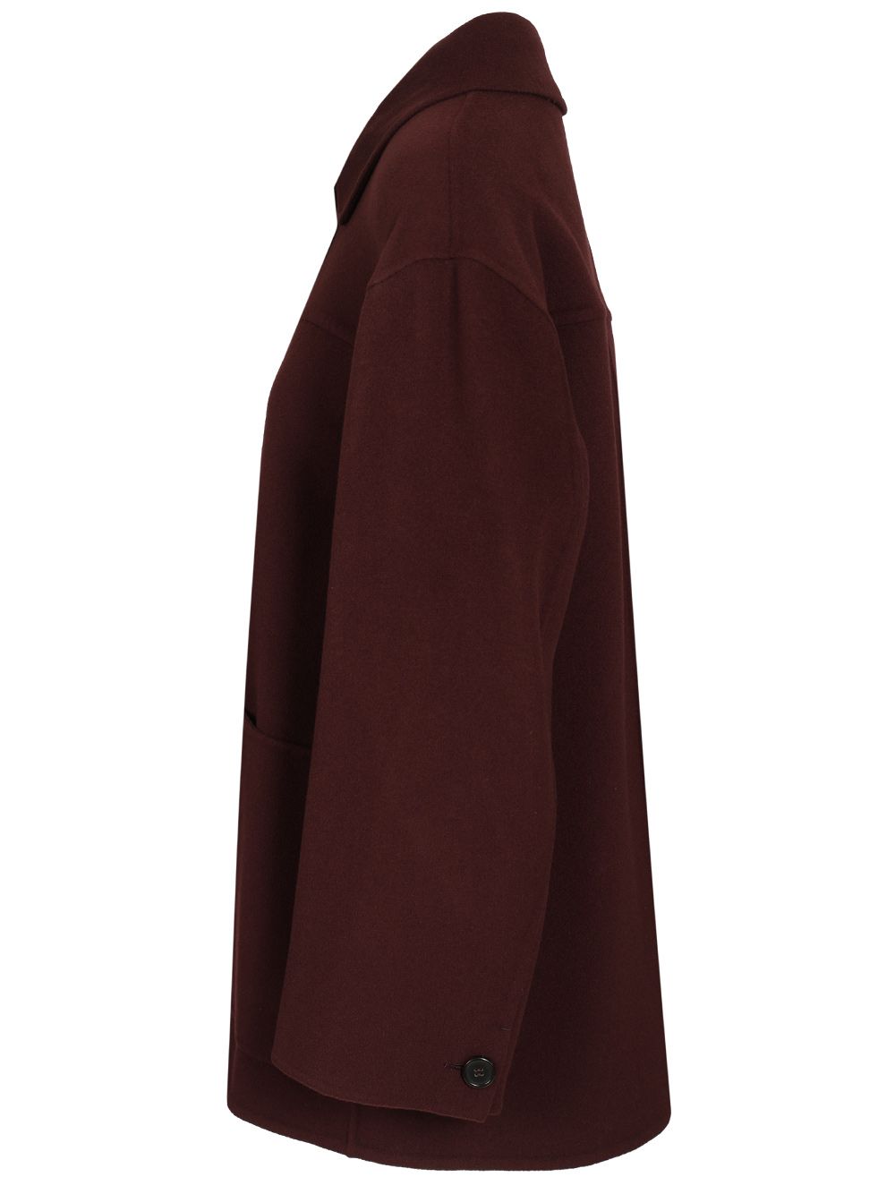 'S Max Mara Short Wool Drap Coat Coats - Bordeaux | a05d4583a35f46e9df6d4f68c58ee1d13168e5cd