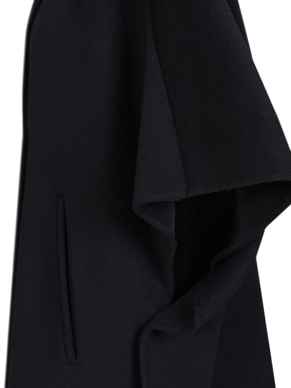 Max Mara Oversized Cape In Cashmere Drap Jackets - Blue | 45d05fb0ab1b2fbbde38950665598c80d20633f0