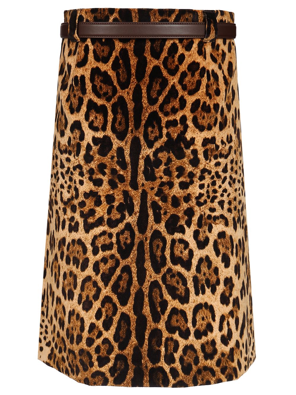 Max Mara Studio Printed Velvet Flared Miniskirt Skirts - Animalier | 8b0b45fe6354a41bde5f153b9b53d24207d9c7cd