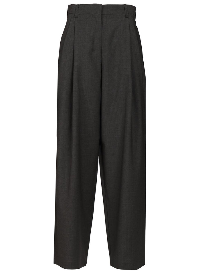 'S Max Mara Palazzo Trousers - Grey | b22a875769e2c6ca860e5c2a20134a41fea8e0ea