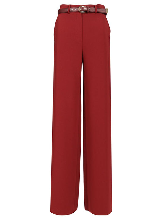 Wide Trousers Bordeaux