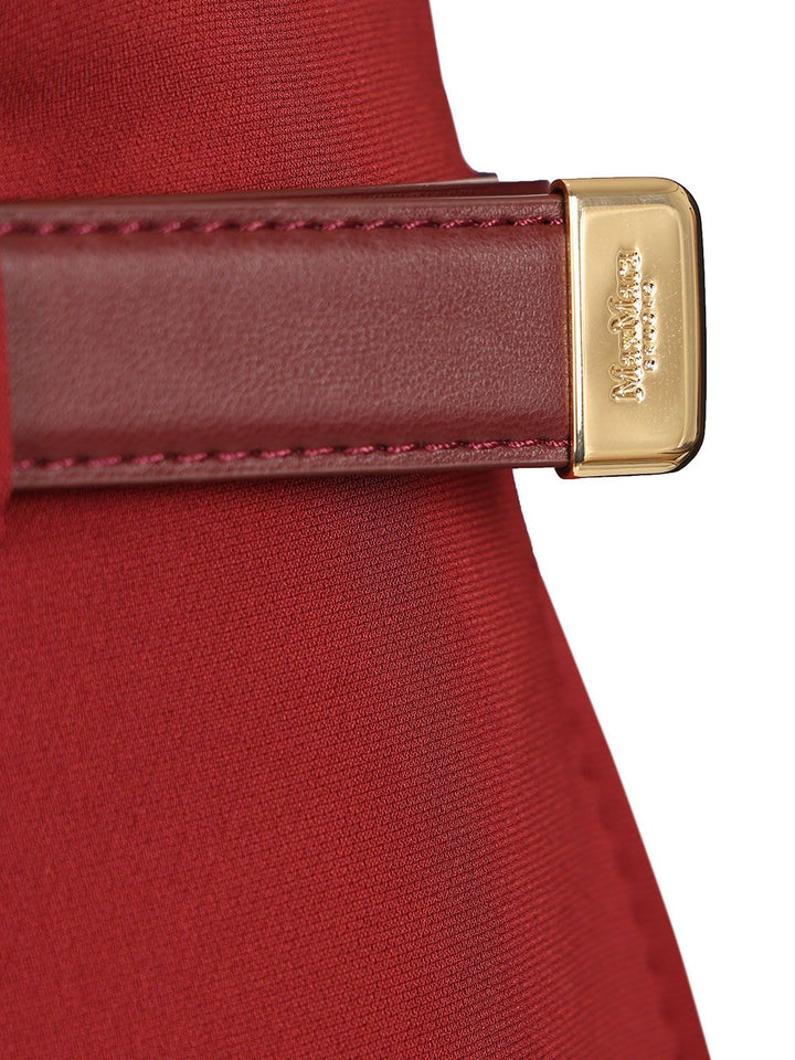 Max Mara Studio Wide Trousers - Bordeaux | 9c4d1a4048143ea66c894b6a68a4d9ee932d298b