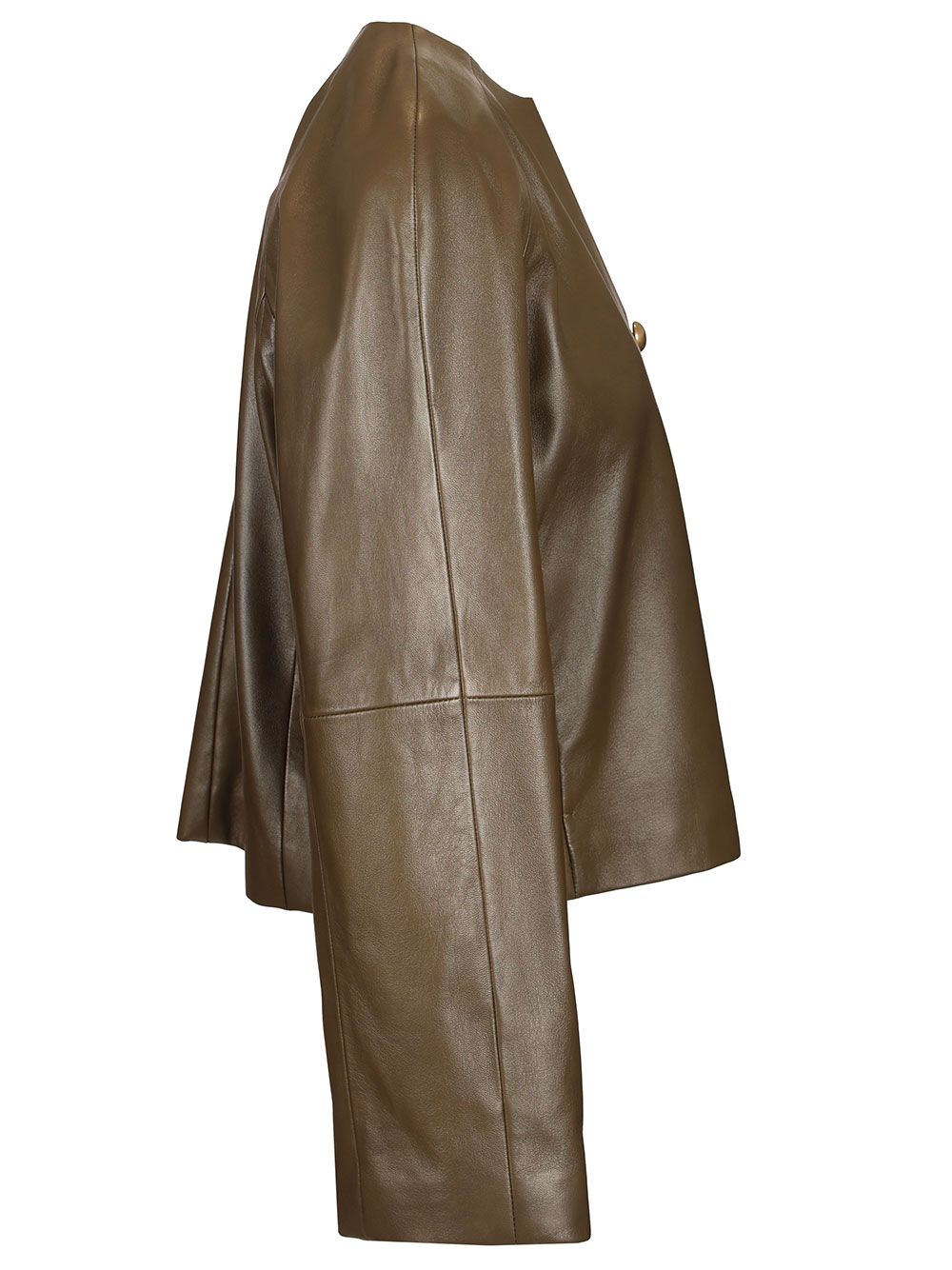 Max Mara Crew Neck Jacket Jackets - Green | 350b33b56f3a8c680ab229895558eb465693c70e