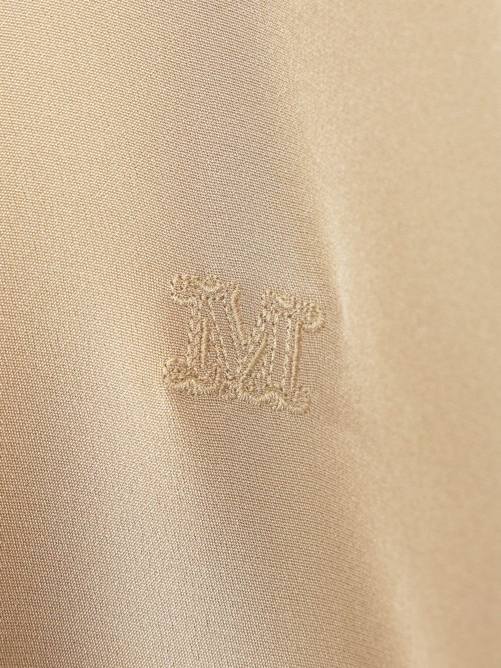 Max Mara Polo Dress In Silk Crêpe De Chine Dresses - Beige | eda410f1876ee98a043205085c36748e127b12e4
