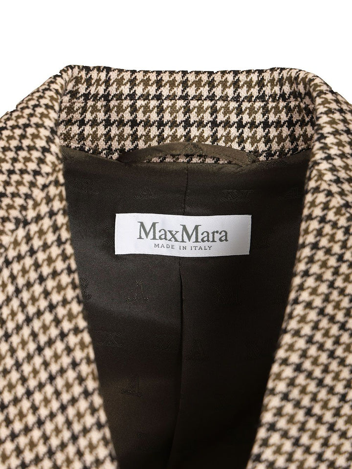 Max Mara Eccelso Blazer Double Breasted Pied De Poule Jackets - Multicolor | 66300a6859195cb71257b08415711ecd9731acd7