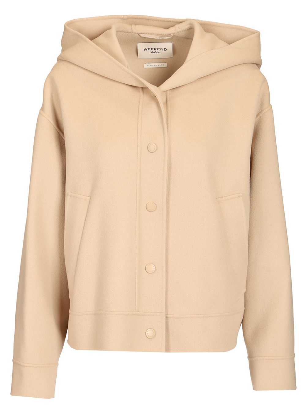 Weekend Max Mara Hooded Jacket Jackets - Beige | 01b3ed63d61a89cc71da55e1d646a716beebeec5