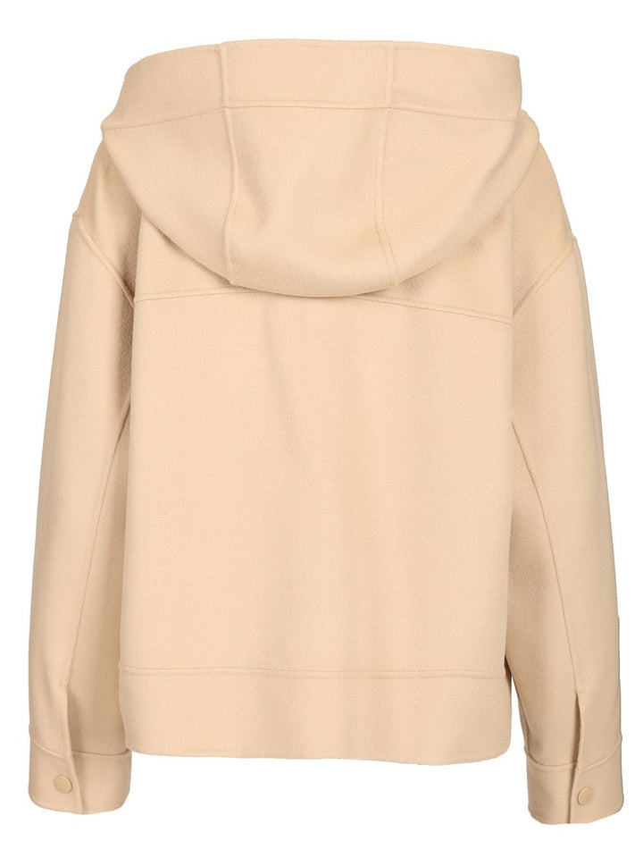 Weekend Max Mara Hooded Jacket Jackets - Beige | 95d8511e56088a939bedcbb48d85a742c10e2496
