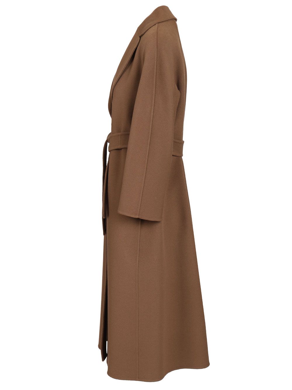 'S Max Mara Midi Coat In Wool Drap Coats - Brown | ca9ed2f5dbcdbbfbecec5d62329040802a9e35d4