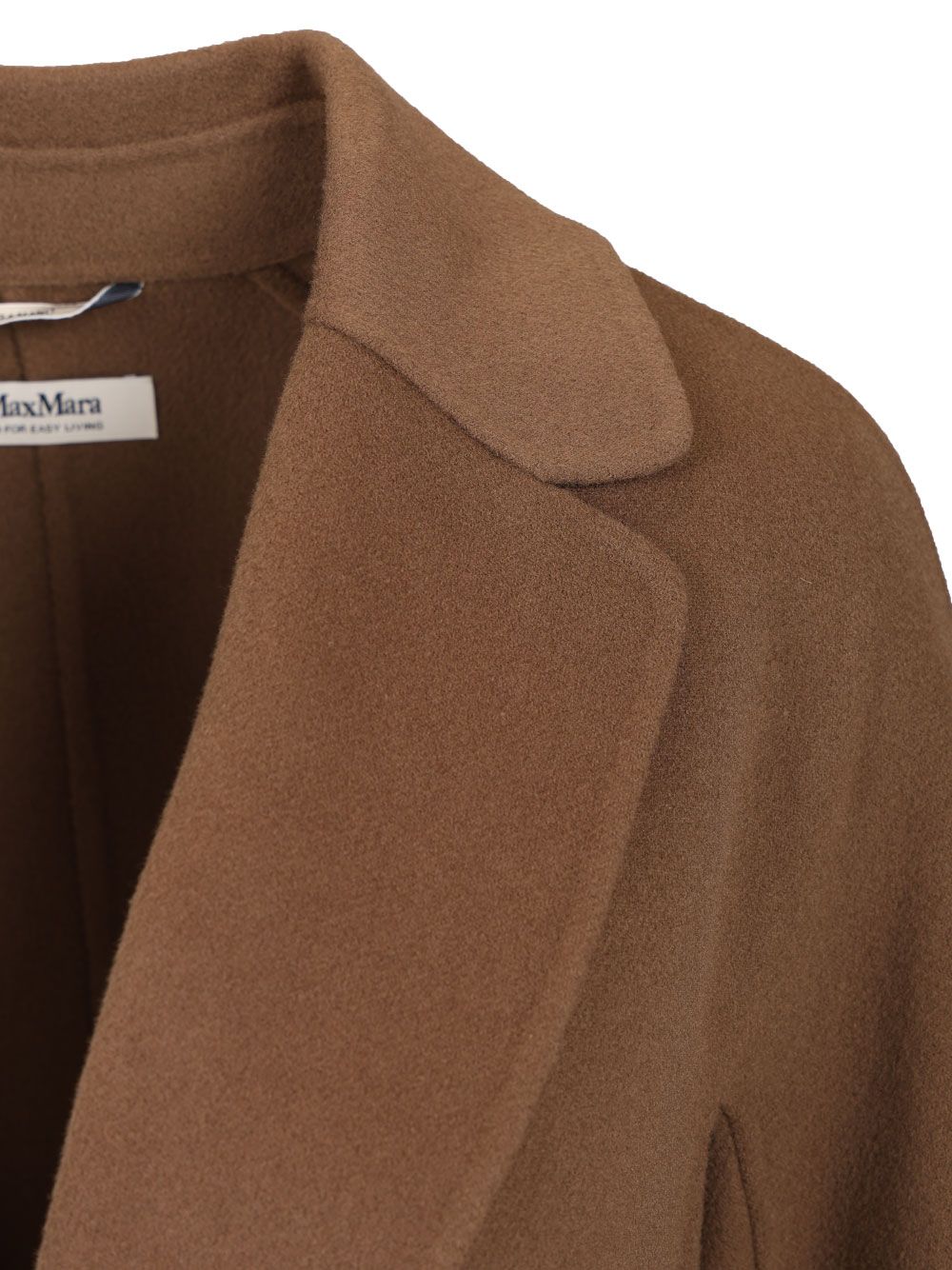 'S Max Mara Midi Coat In Wool Drap Coats - Brown | 502db98a8e077d99e10691fca09ace5fe4e9e703