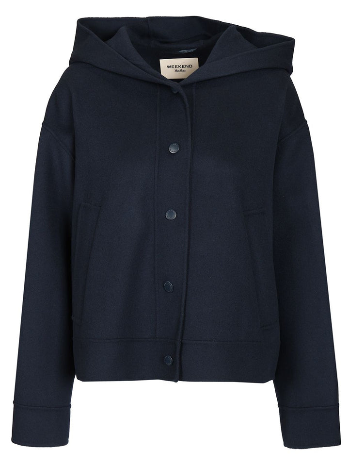 Weekend Max Mara Ridente Cappottino Corto Jackets - Blue | 824b23f7dc9a87f2eb02066413ff6d539429f554