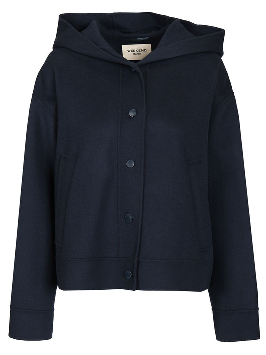 Hooded Jacket Jackets Blue