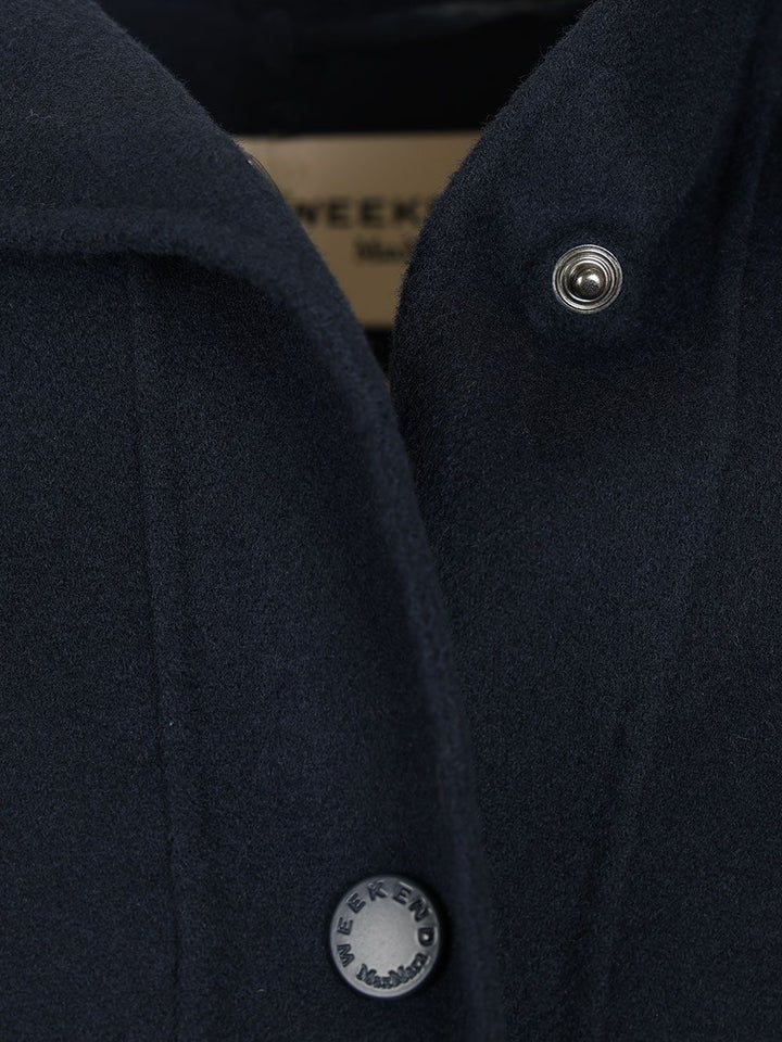 Weekend Max Mara Ridente Cappottino Corto Jackets - Blue | 7ef24f80bfcaa6fefa03afd52840eb1f4d492029