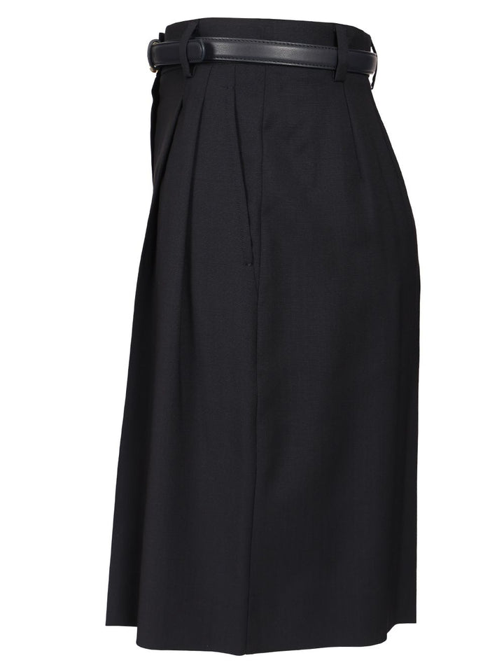 Max Mara Studio Tailored Bermuda Shorts Trousers - Blue | dc80ce5a50dc6b8980712cd962e1d53f8b04d0e4
