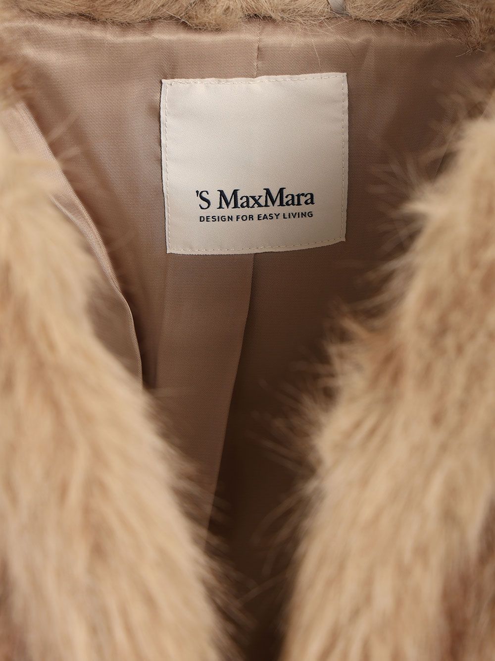 'S Max Mara Short Coat Coats - Beige | eee96823a58a1331e97d6c8a0692f9c75d32b375