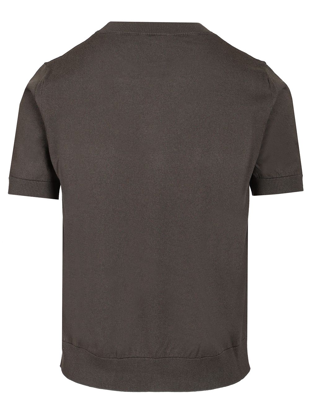 'S Max Mara Sweater In Cotton, Silk And Cashmere Yarn T-Shirt - Grey | 089cb0ff1c10b1d35cf5a80b9da60ac4c6d1f217
