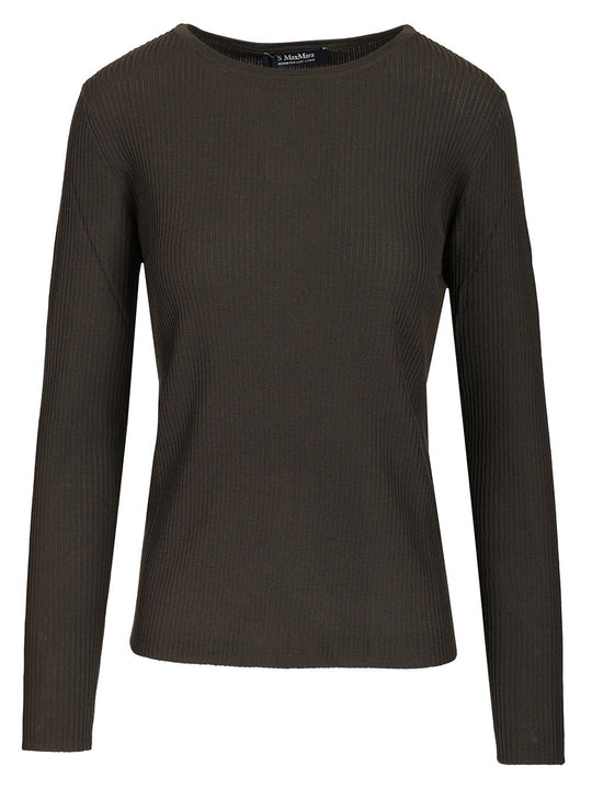 Long-Sleeved Sweater Knitwear Green