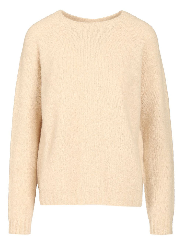Weekend Max Mara Crew Neck Sweater Knitwear - Beige | cb3fb7b5ab799c7735ccb2c5bc5b050e34d5700d
