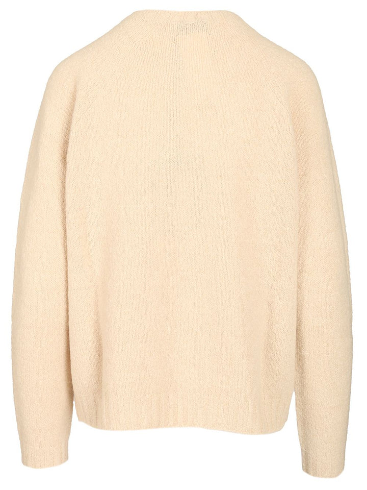 Weekend Max Mara Crew Neck Sweater Knitwear - Beige | 9f29c190bd7e4ba976bdaefae0ea8be6c82665fd