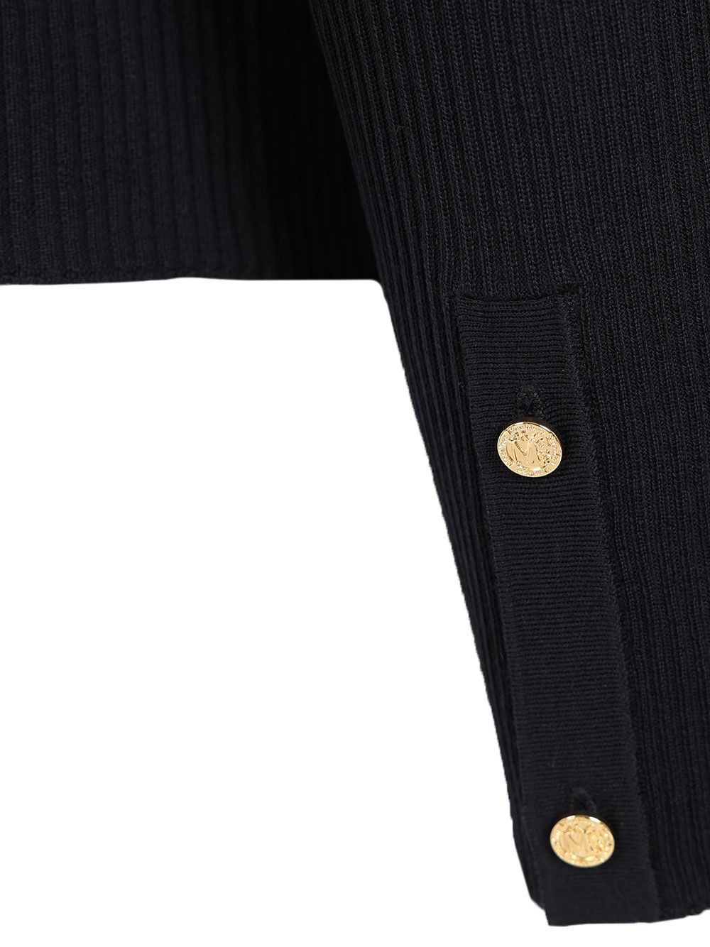 'S Max Mara Disegno Wool Rib Crewneck Long Sleeve Knitwear - Blue | d7bb7639f211817e703c205c28958270f15820c4