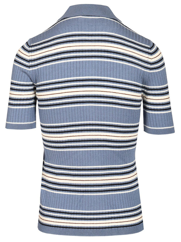 Max Mara Studio Tight-Fitting Polo Shirt Knitwear - Multicolor | 01a99afaa9a792891e62d8f39c0ed7f55b43d923